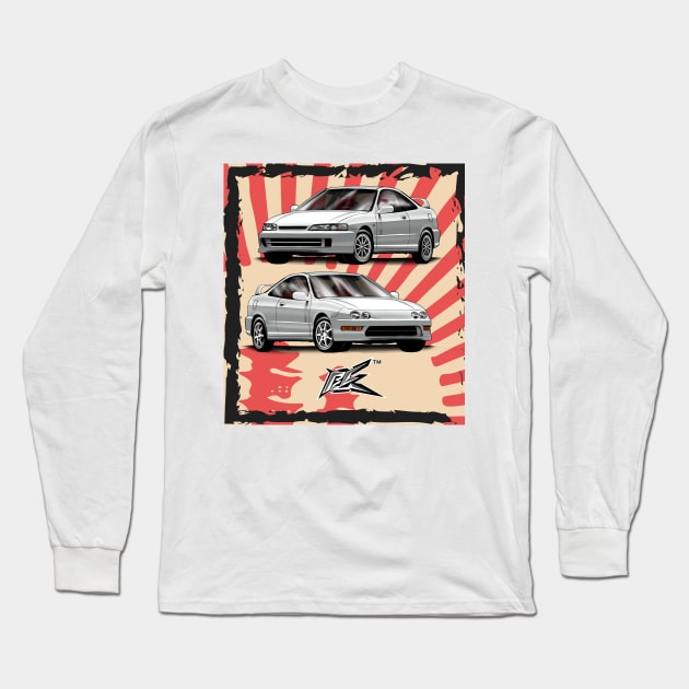 acura integra dc2 dc4 Long Sleeve T-Shirt by naquash